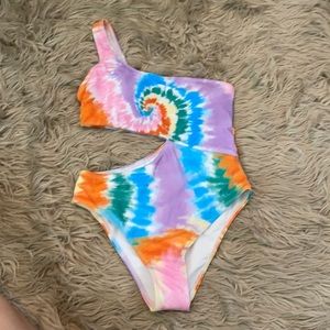 Girls tie dye one piece